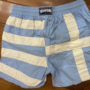 Vilebrequin Swim Trunks, blue/white, XL